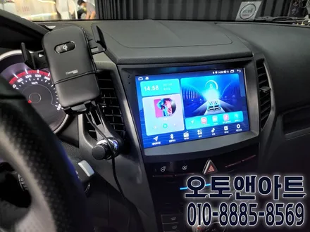 천안 티볼리 튜닝 / 안드로이드 올인원 카나로Q를 이용한 애플카플레이 사용 (천안아산 후방카메라 설치전문 오토앤아트) / 천안,청주,세종,대전