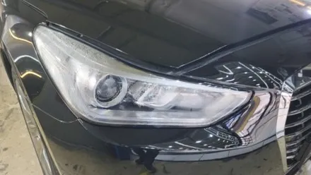 제네시스 EQ900 조수석 헤드라이트 습기제거 + 오토레벨링 상,하향 동작 불량 수리 / 천안시 서북구