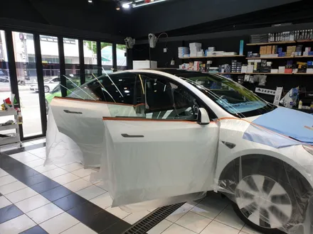 테슬라모델 Y  2열과 열선 농도 맞추기 2탄 (feat. 포시즌50%) / 천안,청주,세종,대전