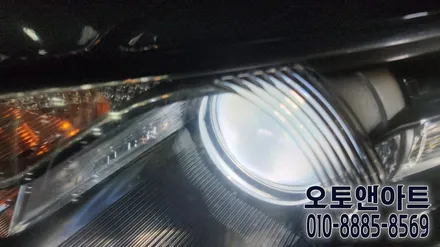포드 뉴토러스 헤드라이트 백화 클리닝, 브라비오 LED 장착튜닝 시공후기 (천안 아산 공주 대전 안성 세종) / 천안,청주,세종,대전