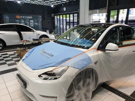 테슬라모델 Y  2열과 열선 농도 맞추기 2탄 (feat. 포시즌50%) / 천안,청주,세종,대전