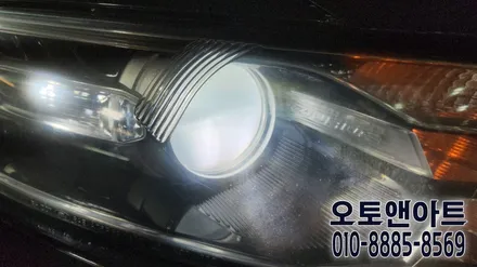 포드 뉴토러스 헤드라이트 백화 클리닝, 브라비오 LED 장착튜닝 시공후기 (천안 아산 공주 대전 안성 세종) / 천안,청주,세종,대전