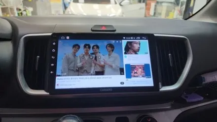 2018 레이밴  카나로Q 안드로이드 네비게이션 + AHD 후방카메라 시공 / 천안시 서북구