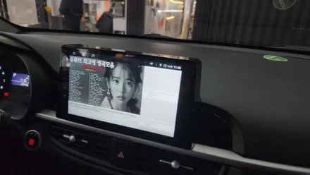 모닝 JA 2017 고사양 안드로이드 올인원 + AHD 후방카메라 / 천안시 서북구