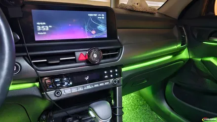 셀토스 엠비언트 라이트 순정 없어도 비노출 시공 가능 확실한 실내 변화