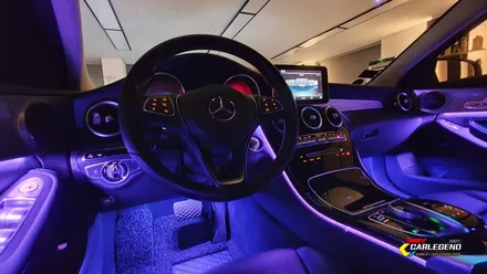 벤츠 C클래스 c220d w205 엠비언트 라이트 무드등 튜닝 (안산 오산 성남 서울) / 용인,동탄,수원