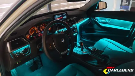 f30 엠비언트 bmw 3시리즈 실내 무드등 비노출 순정형 조명 튜닝 처음부터 확실하게! / 용인,동탄,수원