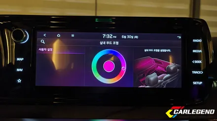 k5 dl3 3세대 엠비언트 무빙 간접조명 시공 순정이 아쉽다면 수제몰딩 실내 튜닝 용품 / 용인,동탄,수원