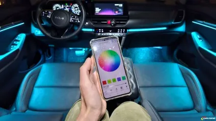 셀토스 엠비언트 라이트 순정 없어도 비노출 시공 가능 확실한 실내 변화