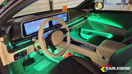 아이오닉6 엠비언트 라이트 시공 순정 연동 비노출 매립 무드등 실내 꾸미기! / 용인,동탄,수원