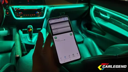 bmw 4시리즈 엠비언트 430i f33 쿠페 순정 비노출 시공 확실한 광량 매립 방식! / 용인,동탄,수원
