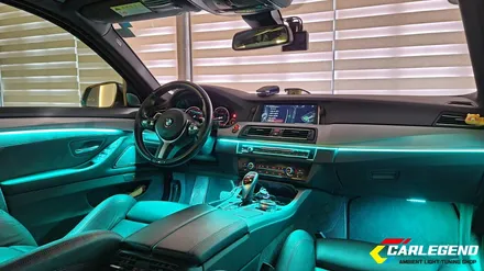 bmw f10 엠비언트 5시리즈 실내  순정 비노출 조명 만족도 최상의 튜닝 / 용인,동탄,수원
