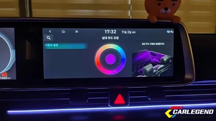 아이오닉6 엠비언트 라이트 시공 순정 연동 비노출 매립 무드등 실내 꾸미기! / 용인,동탄,수원
