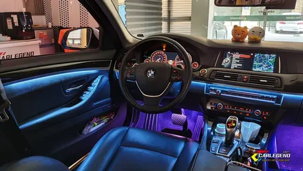 bmw f10 5시리즈 엠비언트 무드등 순정보다 좋은 퀄리티 수원 동탄 카레전드 / 용인,동탄,수원