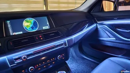 F10 엠비언트 BMW 5시리즈 실내 튜닝 고급 조명 시공 / 용인,동탄,수원