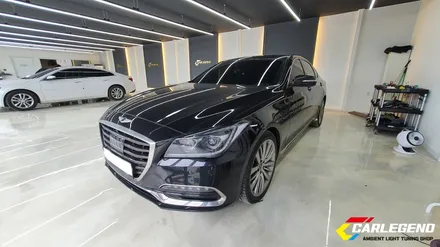 제네시스 G80 DH 엠비언트 비노출 매립방식 빈틈없이 시공 !! / 용인,동탄,수원