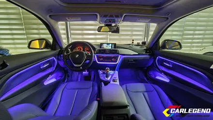 BMW 4시리즈 엠비언트 라이트 쿠페 F32 420D 실내 무드등 튜닝 비노출 순정형 시공 / 용인,동탄,수원