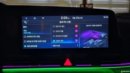 아반떼 엠비언트 부족한 순정 확실하게 커버 특별한 매립 기술 깔끔한 시공 결과 / 용인,동탄,수원