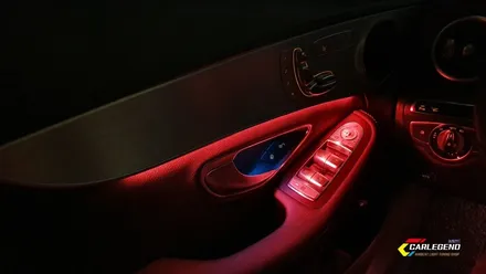 벤츠 C클래스 c220d w205 엠비언트 라이트 무드등 튜닝 (안산 오산 성남 서울) / 용인,동탄,수원