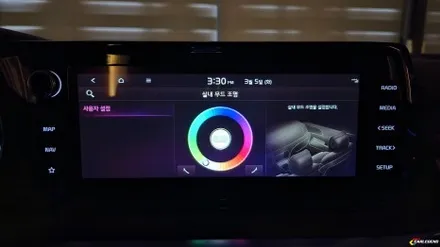 k5 dl3 엠비언트 감각적인 실내 튜닝 순정 연동 수제몰딩 시공 / 용인,동탄,수원