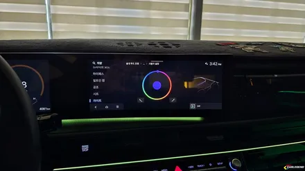 디올뉴 싼타페 mx5 엠비언트 시공 순정 필요없는 튜닝 용품 / 용인,동탄,수원
