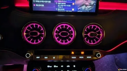 스팅어 엠비언트 전용 몰딩 시공 순정 광량업 벤풍구 튜닝 / 용인,동탄,수원