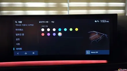 쏘나타 디엣지 엠비언트 순정 보다 좋은 연출력 전체 비노출 시공 / 용인,동탄,수원