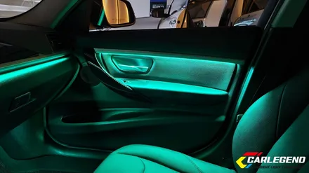 bmw f30 엠비언트 라이트 순정 라인 그대로 3시리즈 비노출 무드등 화사한 실내 튜닝 / 용인,동탄,수원