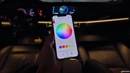 F10 엠비언트 BMW 5시리즈 실내 튜닝 고급 조명 시공 / 용인,동탄,수원