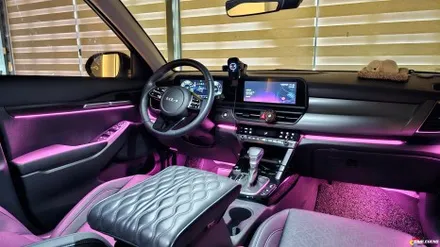 셀토스 엠비언트 라이트 순정 없어도 비노출 시공 가능 확실한 실내 변화