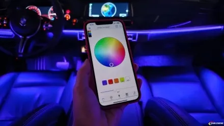 F10 엠비언트 BMW 5시리즈 실내 튜닝 고급 조명 시공 / 용인,동탄,수원