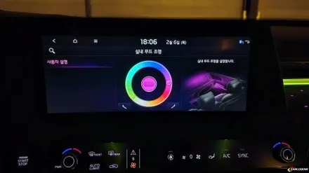 k8 엠비언트 시공 기품 있는 실내 튜닝 부족한 순정 커버 / 용인,동탄,수원