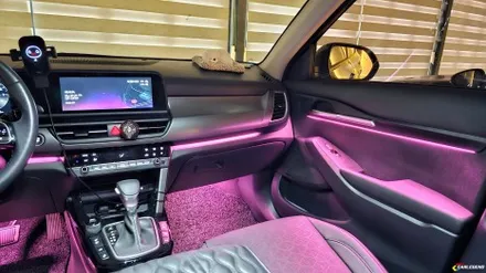 셀토스 엠비언트 라이트 순정 없어도 비노출 시공 가능 확실한 실내 변화