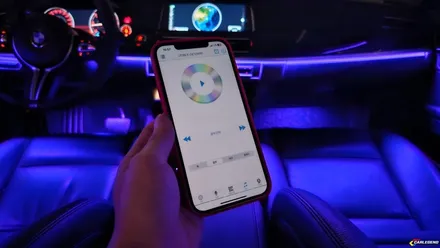 F10 엠비언트 BMW 5시리즈 실내 튜닝 고급 조명 시공 / 용인,동탄,수원
