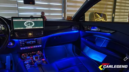 벤츠 cls 엠비언트 라이트 w218 순정 라인 그대로 비노출 시공 cls 63 amg / 용인,동탄,수원