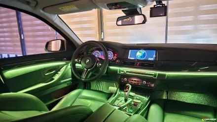 F10 엠비언트 BMW 5시리즈 실내 튜닝 고급 조명 시공 / 용인,동탄,수원