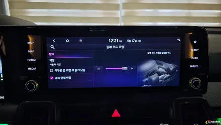 쏘렌토mq4 엠비언트 노출 없이 은은하게 시공하세요 고급 튜닝 기술 / 용인,동탄,수원