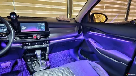 셀토스 엠비언트 라이트 순정 없어도 비노출 시공 가능 확실한 실내 변화