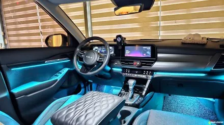 셀토스 엠비언트 라이트 순정 없어도 비노출 시공 가능 확실한 실내 변화