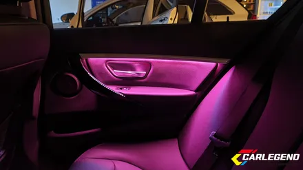 bmw f30 엠비언트 라이트 순정 라인 그대로 3시리즈 비노출 무드등 화사한 실내 튜닝 / 용인,동탄,수원
