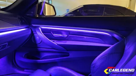 bmw 4시리즈 엠비언트 430i f33 쿠페 순정 비노출 시공 확실한 광량 매립 방식! / 용인,동탄,수원