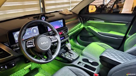 셀토스 엠비언트 라이트 순정 없어도 비노출 시공 가능 확실한 실내 변화