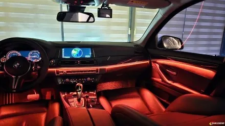 F10 엠비언트 BMW 5시리즈 실내 튜닝 고급 조명 시공 / 용인,동탄,수원