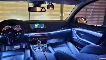 F10 엠비언트 BMW 5시리즈 실내 튜닝 고급 조명 시공 / 용인,동탄,수원