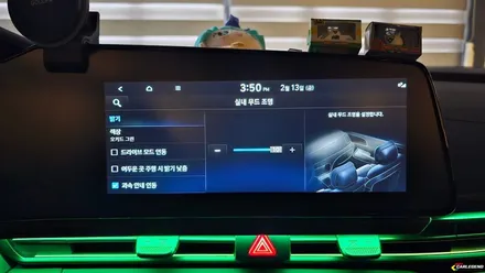 아반떼 엠비언트 cn7 n 모델 전부 은은한 간접조명으로 연출 가능 순정 연동 시공 / 용인,동탄,수원