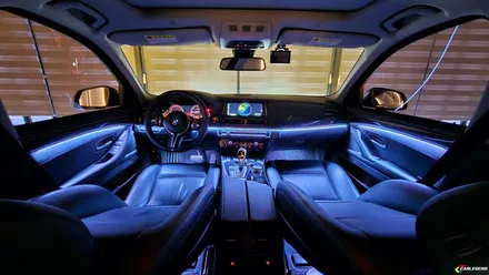 F10 엠비언트 BMW 5시리즈 실내 튜닝 고급 조명 시공 / 용인,동탄,수원