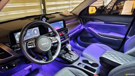 셀토스 엠비언트 라이트 순정 없어도 비노출 시공 가능 확실한 실내 변화