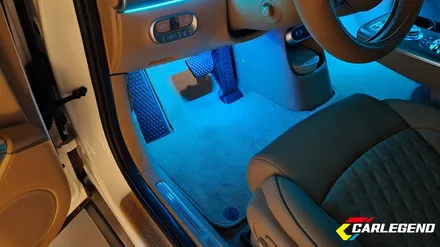 GV60 엠비언트 라이트 무빙 무드등 실내 튜닝 제네시스 아크릴 매립 순정연동 시공 가격 상담 / 용인,동탄,수원