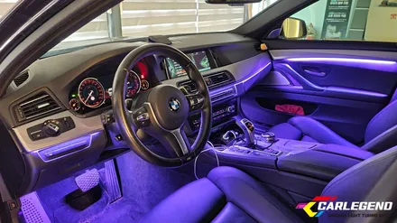 bmw f10 엠비언트 5시리즈 실내  순정 비노출 조명 만족도 최상의 튜닝 / 용인,동탄,수원