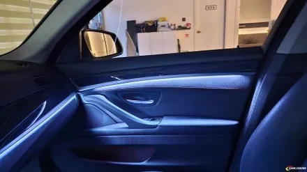 F10 엠비언트 BMW 5시리즈 실내 튜닝 고급 조명 시공 / 용인,동탄,수원
